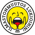 Ilmastonmmuutos lukioihin, logo.