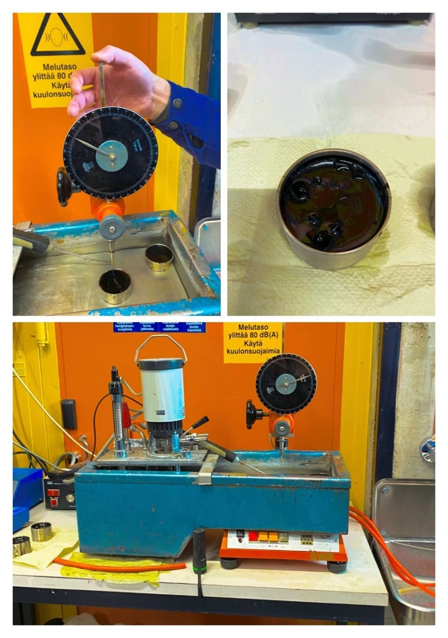 3 pictures of penetrometer.